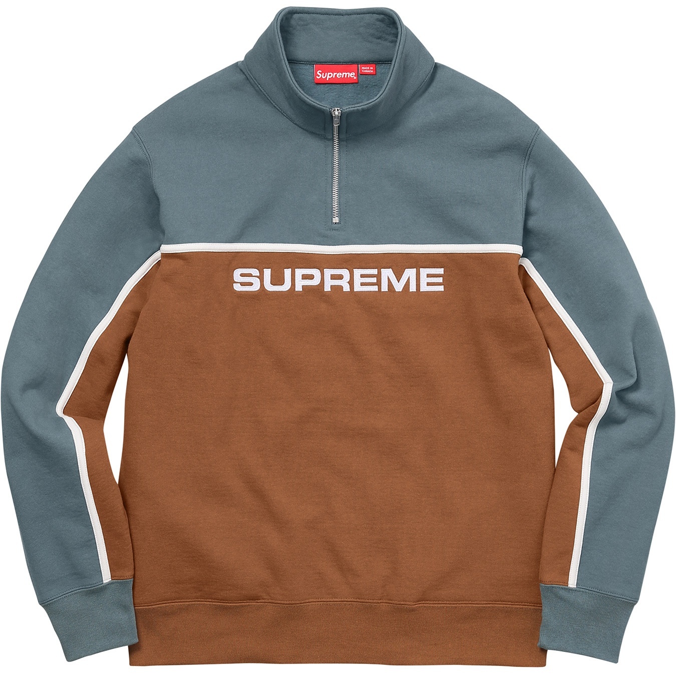 2-Tone Half Zip Sweatshirt view 7